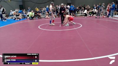 114 lbs Cons. Round 3 - Drew Lucas, OR vs Rorek Foss, WA