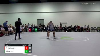 182 lbs Round 4 (6 Team) - Mason Espinoza, Team Empire vs Orlando Cruz, Indiana Outlaws