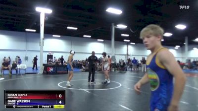 110 lbs Semis & 1st Wrestleback (8 Team) - Weston Baumgartner, Maryland vs Cole Genail, Kansas