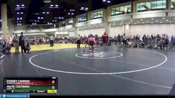 100 lbs Round 3 (10 Team) - Maite Coutinho, SOWA vs Sydney Cannon, Charlie`s Angels-IL Black