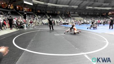 64 lbs Consi Of 8 #1 - Connor Suskey, Team Tulsa Wrestling Club vs Connor Freeman, Tonkawa Takedown Club