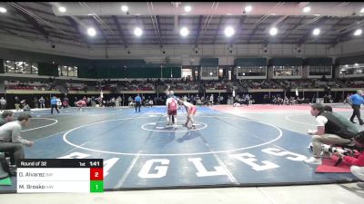 175 lbs Round Of 32 - Omury Alvarez, Baylor School vs Matt Brosko, The Haverford School