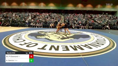 190 lbs Round Of 64 - Matt Porras-Diamond, Temecula Valley vs Adam Garcia, Toppenish