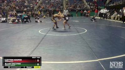 1A 126 lbs Cons. Semi - Lleyton Hooper, Robbinsville vs Elijah Dacuyan, Pamlico County