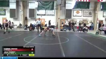 72 lbs Finals (2 Team) - Arav Pandey, PA Alliance White vs Gabriel Roman, Scorpions