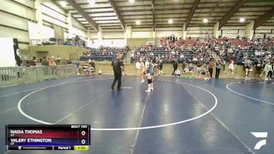 127 lbs Cons. Round 1 - Nadia Thomas, UT vs Valery Ethington, UT