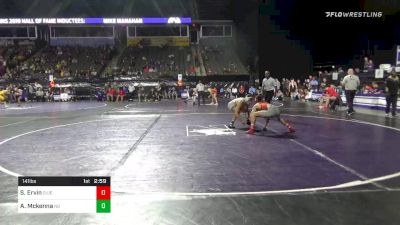 141 lbs Consolation - Saul Ervin, SIUE vs Alec Mckenna, Northwestern