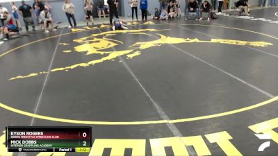 86 lbs Round 3 - Mick Dobbs, Interior Grappling Academy vs Kyson Rogers, Nikiski Freestyle Wrestling Club