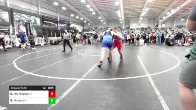 285 lbs Consi Of 8 #2 - Bryson Harrington, CA vs Graydon Howard, VA