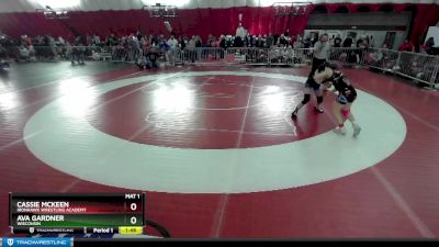 110 lbs Round 3 - Cassie McKeen, Ironhawk Wrestling Academy vs Ava Gardner, Wisconsin