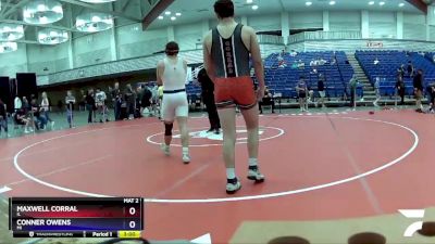 170 lbs Cons. Semi - Maxwell Corral, IL vs Conner Owens, MI