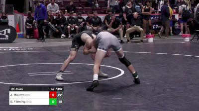 145 lbs Qtr-finals - John Maurer, Berks Catholic vs Burke Fleming, Brookville Area