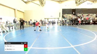 154-H lbs Round Of 16 - Dylan Warner, Fisheye vs Jack Barkley, Kellenberg