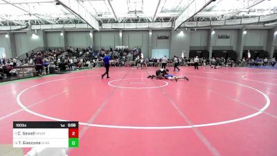 190 lbs Quarterfinal - Christian Sewell, Windsor vs Troy Giaccone, Glastonbury