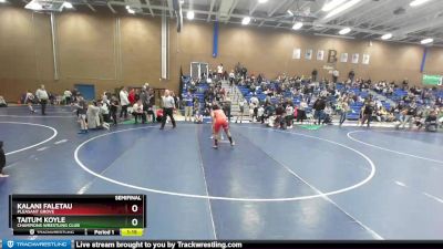 115 lbs Semifinal - Taitum Koyle, Champions Wrestling Club vs Kalani Faletau, Pleasant Grove