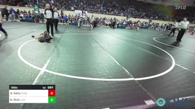 55 lbs Quarterfinal - Aden Kelly, Division Bell Wrestling vs Kamdynn Rich, Lions Wrestling Academy