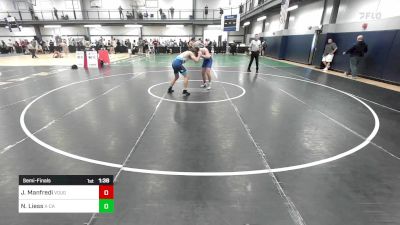 152A lbs Semifinal - Joseph Manfredi, Vougar vs Nolan Liess, X-caliber / Wyoming Seminary