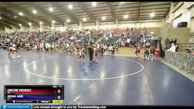 77 lbs Champ. Round 1 - Archie Mendez, NV vs Noah Ahn, UT