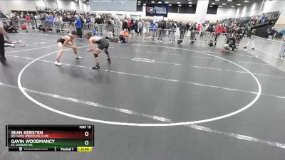 126 lbs Cons. Round 3 - Sean Kersten, Big Game Wrestling Club vs Gavin Woodmancy, St. Charles WC