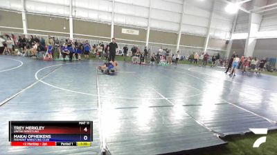 56 lbs Semifinal - Trey Merkley, Uintah Wrestling vs Makai Opheikens, Fremont Wrestling Club