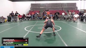 112 lbs Round 3 (8 Team) - Grayson Fuchs, Burnett Trained (OH) vs Dylan Villers, Minions Green (GA)