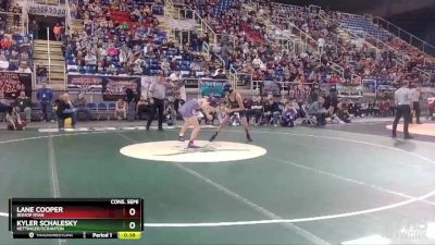 126 lbs Cons. Semi - Lane Cooper, Bishop Ryan vs Kyler Schalesky, Hettinger/Scranton