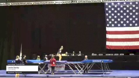 Lexie Darby - Individual Trampoline, Let It Shine - 2021 USA Gymnastics Championships