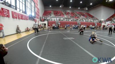 52 lbs Semifinal - Eric Barkhimer, Choctaw Ironman Youth Wrestling vs Randy Wanzer, Chandler Takedown Club