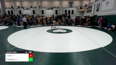 138 lbs Quarterfinal - James Lally, Saint John's Prep vs Ryan Moitoso, Bristol County/Dighton Rehoboth