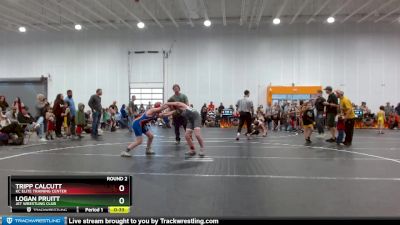 100/115 Round 2 - Logan Pruitt, Jet Wrestling Club vs Tripp Calcutt, KC Elite Training Center