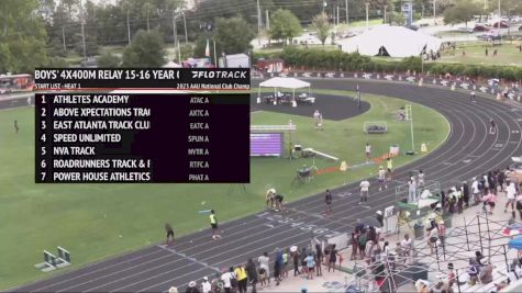 Youth Boys' 4x400m Relay, Prelims 1 - Age 15-16