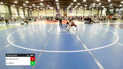 95 lbs Consi Of 16 #1 - Maxwell Burkhardt, NY vs Bryant Rollo, AL