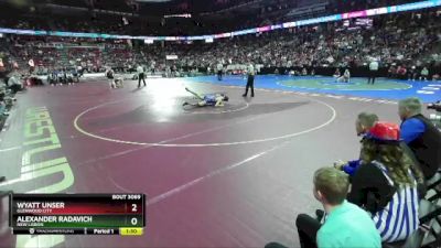 D3-126 lbs Quarterfinal - Wyatt Unser, Glenwood City vs Alexander Radavich, New Lisbon