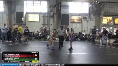 92 lbs Round 3 - McKinzee Mills, Terps Xtreme vs Declan Blaney, NOVA Wrestling Club