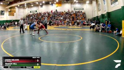 182 lbs Cons. Round 2 - Jason Nelson, El Modena vs Travon Hill, Hamilton