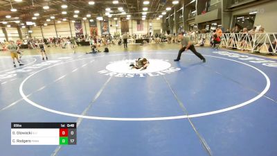 65 lbs Quarterfinal - Grady Glowacki, Illinois Orange & Blue vs Cameron Rodgers, POWA