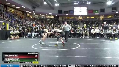 126 lbs Quarterfinal - Sam Hornyak, 3-Waverly-Shell Rock vs Payton Bright, 6-Ankeny Centennial