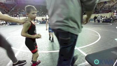 52 lbs Consi Of 8 #2 - Eli Remington, Skiatook Youth Wrestling 2022-23 vs Dominyck Moreno, Genesis Wrestling