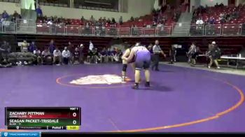 285 lbs Round 2 (3 Team) - Zachary Pittman, Grand Island vs Seagan Packet-Trisdale, Blair