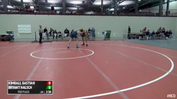 165 3rd Place - Bryant Halsch, North Carolina vs Kimball Bastian, Utah Valley