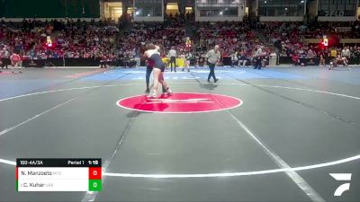 160-4A/3A Semifinal - Cole Kuhar, Urbana vs Nelson Manzoeto, Montgomery Blair