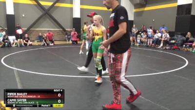 100 lbs Round 2 (4 Team) - Piper Bailey, Rocky And The Bullwinkles vs Capri Sayer, Queens Of The Corn Black