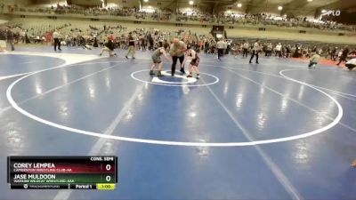 100 lbs Cons. Semi - Corey Lempea, Camdenton Wrestling Club-AA vs Jase Muldoon, Warsaw Wildcat Wrestling-AAA