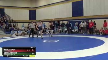 174 lbs Semis & Wb (16 Team) - Marco Gaita, Wesleyan (CT) vs Leonard Breit, Roger Williams