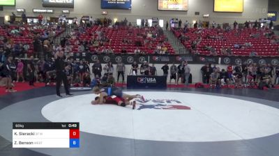 60 kg Cons 32 #2 - Keagan Sieracki, 3F Wrestling vs Zach Benson, Western Colorado Wrestling Club