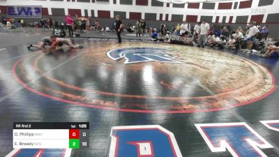 126 lbs Rr Rnd 2 - Douglas Phillips, ISI Wrestling White vs Elijah Broady, Outlaws HS1