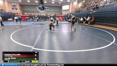 215 lbs Round 1 - Mason Stallons, College Park vs Kaleb Roan, Prosper