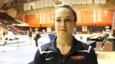 Illini Giana O'Connor On Her Last Home Meet