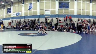 73 lbs Round 1 (3 Team) - Carson Voorde, Penn Wrestling Club vs Blake Kapitan, Brownsburg Wrestling Club