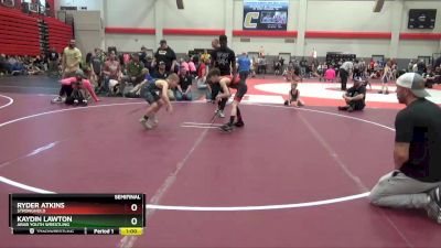 75 lbs Semifinal - Ryder Atkins, Stronghold vs Kaydin Lawton, Arab Youth Wrestling